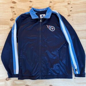 Starter Men's Navy and Blue Jacket